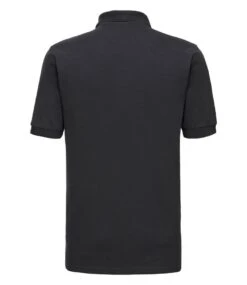 Russell Hardwearing PolyCotton Polo -XAMAX 599m blk back 1