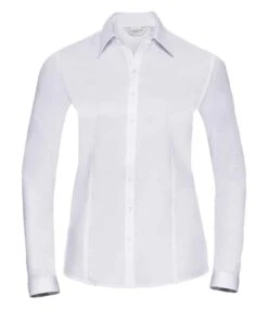 Russell Collection Ladies' Long Sleeve Tailored Herringbone Shirt 9 Russell Collection Ladies' Long Sleeve Tailored Herringbone Shirt -XAMAX 5bf9ea6d23f0a4039139aa16c000c0d9f6088158a12675c01bd9fefd219d11f0