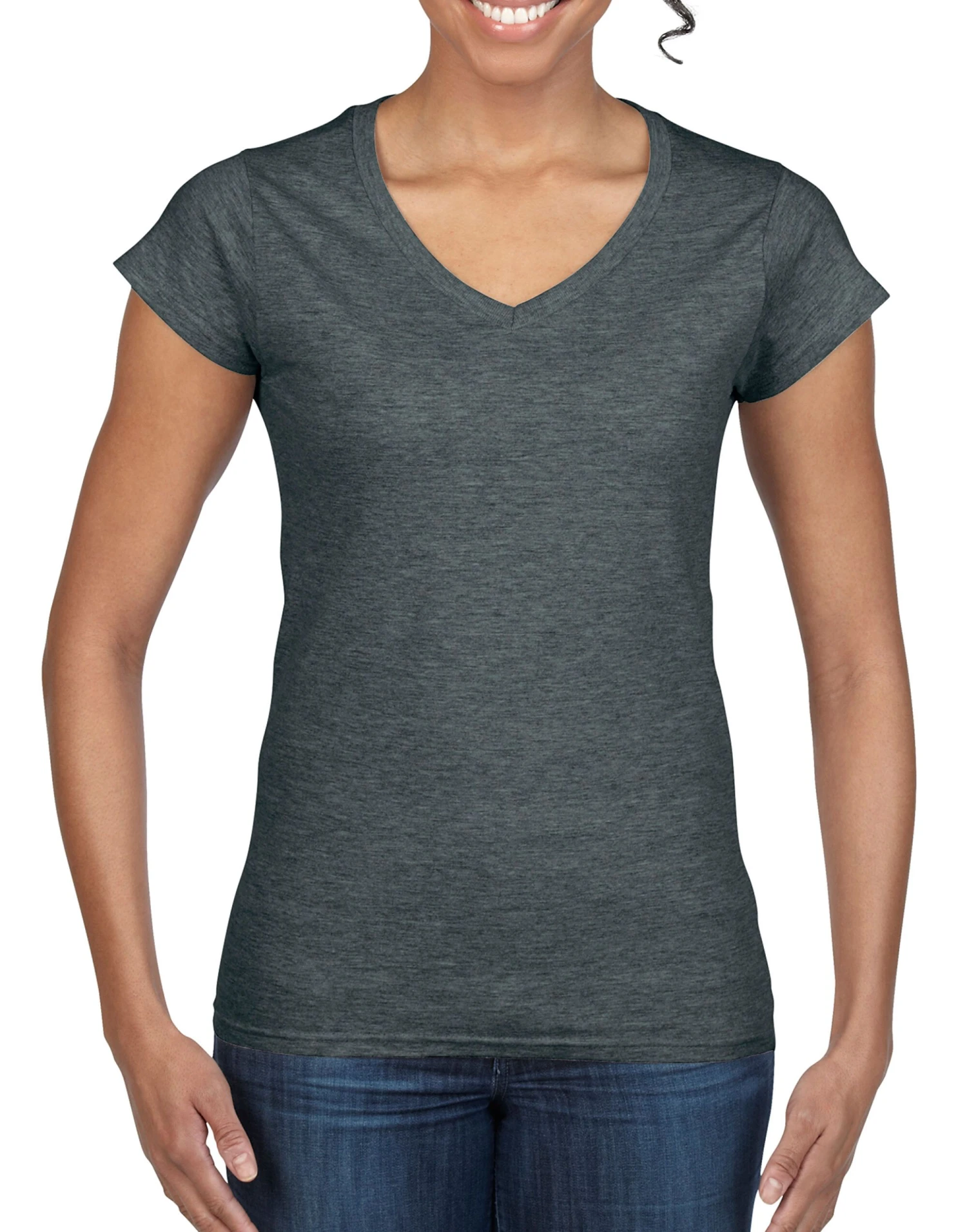 Gildan Softstyle® Ladies' V-Neck T-Shirt 11 Gildan Softstyle® Ladies' V-Neck T-Shirt - Image 9
