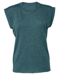 Bella+Canvas Womens Flowy Muscle Tee With Rolled Cuff -XAMAX 5c2854133d807e3eb574fe6cbfaf3c8da6e5f3e2d84e4683d4a0e032266190d8
