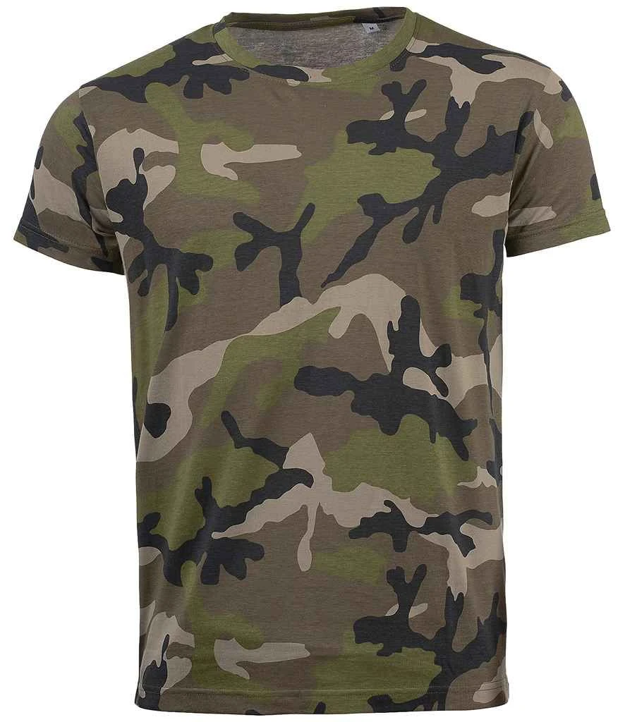 SOL'S Sols Camo T Shirt 6 SOL'S Sols Camo T Shirt - Image 4