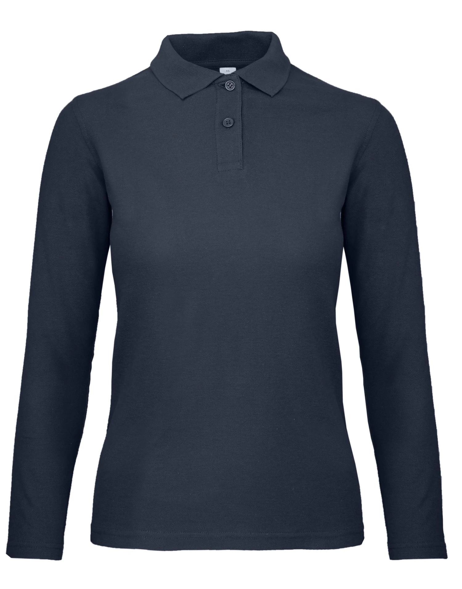 B&C ID.001 Womens Long Sleeve Polo 8 B&C ID.001 Womens Long Sleeve Polo - Image 6