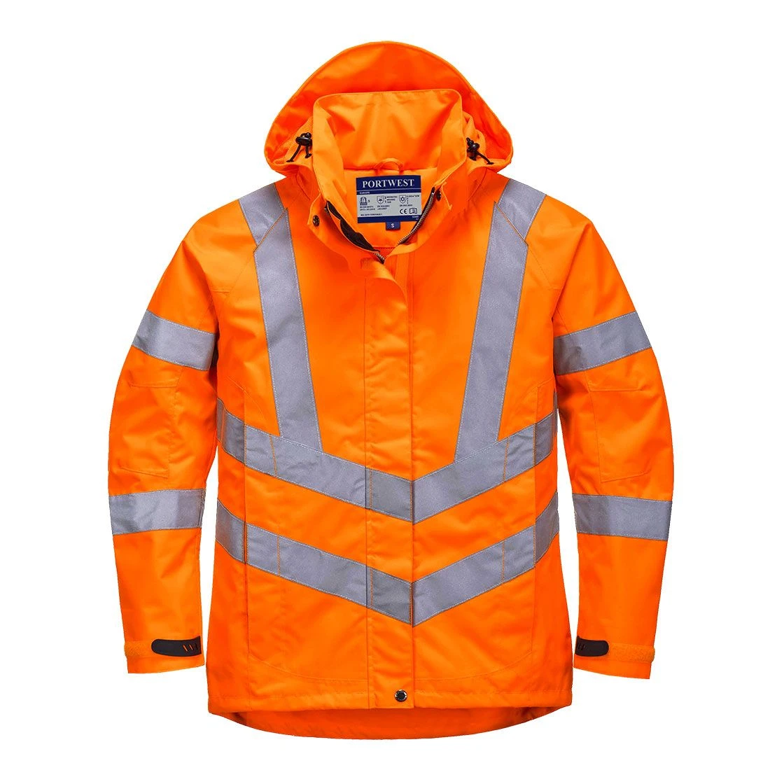Portwest Hi-Vis Women's Breathable Rain Jacket 3 Portwest Hi-Vis Women's Breathable Rain Jacket
