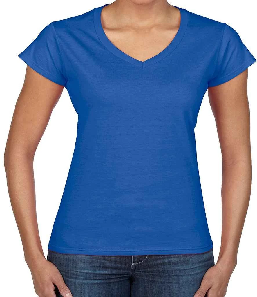 Gildan Softstyle® Ladies' V-Neck T-Shirt 18 Gildan Softstyle® Ladies' V-Neck T-Shirt - Image 16