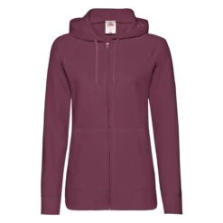 Fruit Of The Loom Ladies' Lightweight Hooded Sweat Jacket -XAMAX 5ec9b9ebea4550ae0c19f27260fd8ab03b632127752b8b52a0ec63fe75780c0b