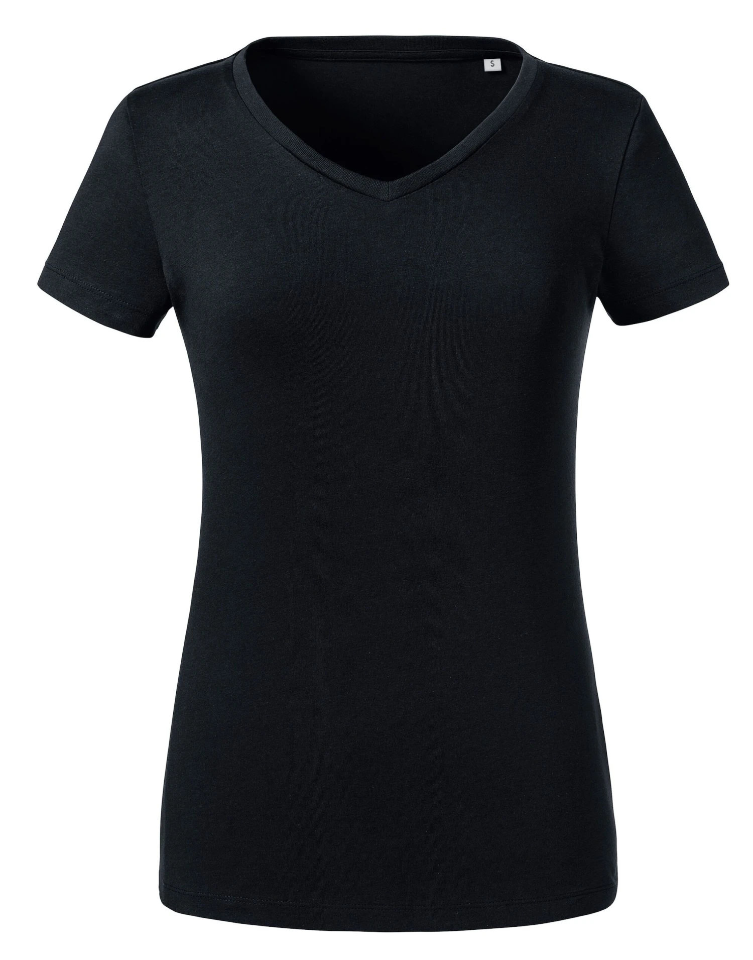 Russell Pure Organic Ladies' V-Neck T 4 Russell Pure Organic Ladies' V-Neck T - Image 2