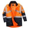 Portwest Hi-Vis Breathable Contrast Rain Jacket