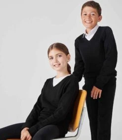 Henbury Lightweight Cotton Acrylic V Neck Sweater -XAMAX 63f8d39b381a4c46b13238b2787736ae8951fc9b7eb78c388088e39f4ca3704b