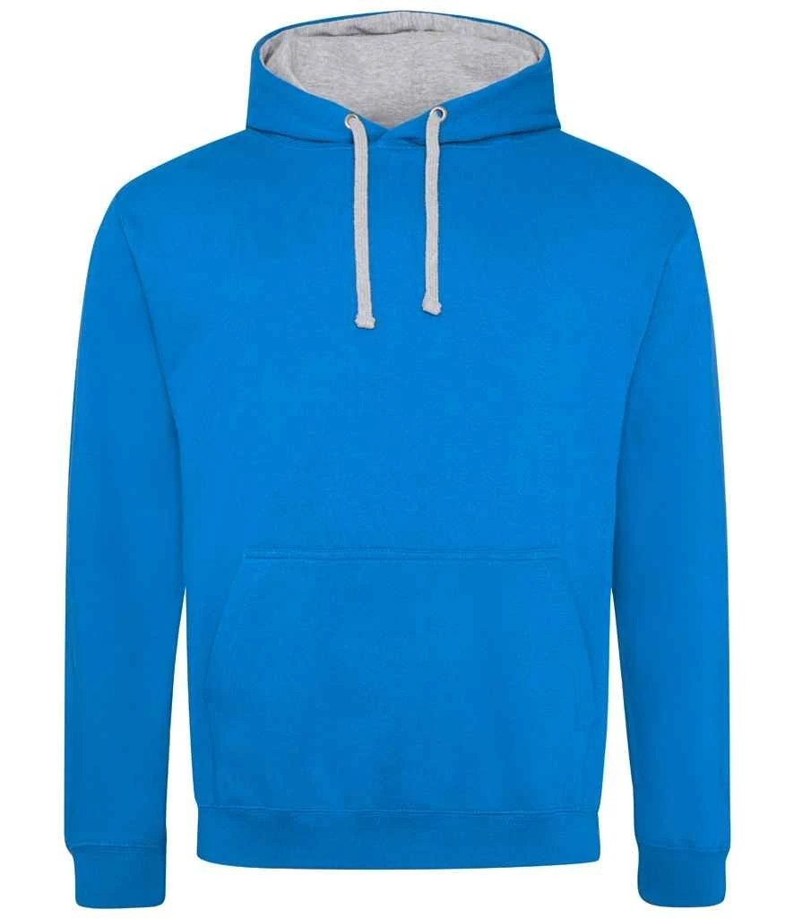 Just Hoods Awdis Varsity Hoodie 10 Just Hoods Awdis Varsity Hoodie - Image 8