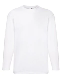 Fruit Of The Loom Mens Valueweight Long Sleeve T-Shirt -XAMAX 657ef4ae5fa9d493ca96b7a8da172b5f64b290068d92cb94701ab97d0db10334