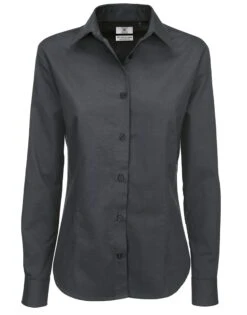 B&C Womens Sharp Twill Long Sleeve Shirt