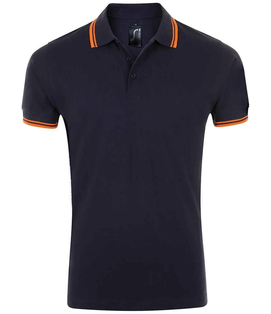 SOL'S Sols Pasadena Tipped Cotton Piqué Polo Shirt 10 SOL'S Sols Pasadena Tipped Cotton Piqué Polo Shirt - Image 8