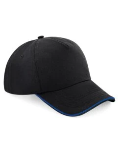 Beechfield Authentic 5 Panel Cap - Piped Peak