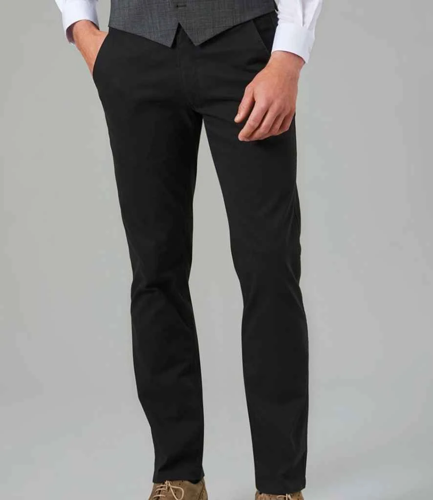 Brook Taverner Miami Slim Fit Chino Trousers 4 Brook Taverner Miami Slim Fit Chino Trousers - Image 2