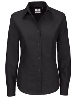 B&C Womens Oxford Long Sleeve Shirt