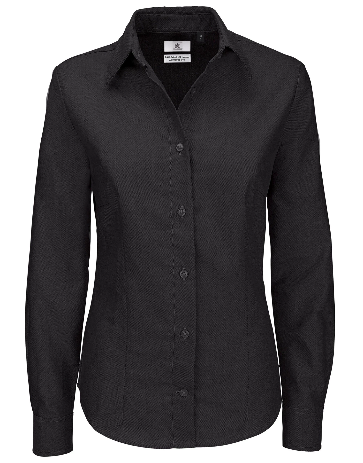 B&C Womens Oxford Long Sleeve Shirt 3 B&C Womens Oxford Long Sleeve Shirt