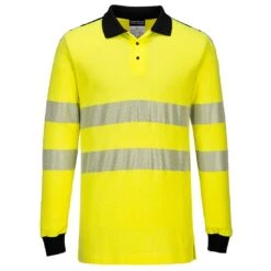 Portwest PW3 Flame Resistant Hi-Vis Polo Shirt