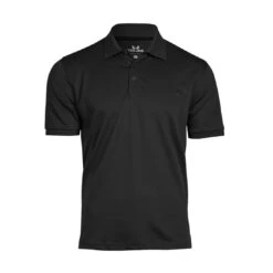 Tee Jays Mens Club Polo -XAMAX 7000 black front 1