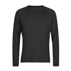 Tee JaysLong Sleeve CoolDry Tee -XAMAX 7022 black front 1 1