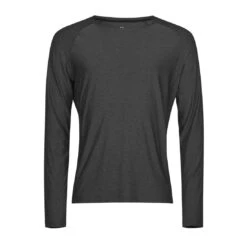 Tee JaysLong Sleeve CoolDry Tee -XAMAX 7022 black mel front