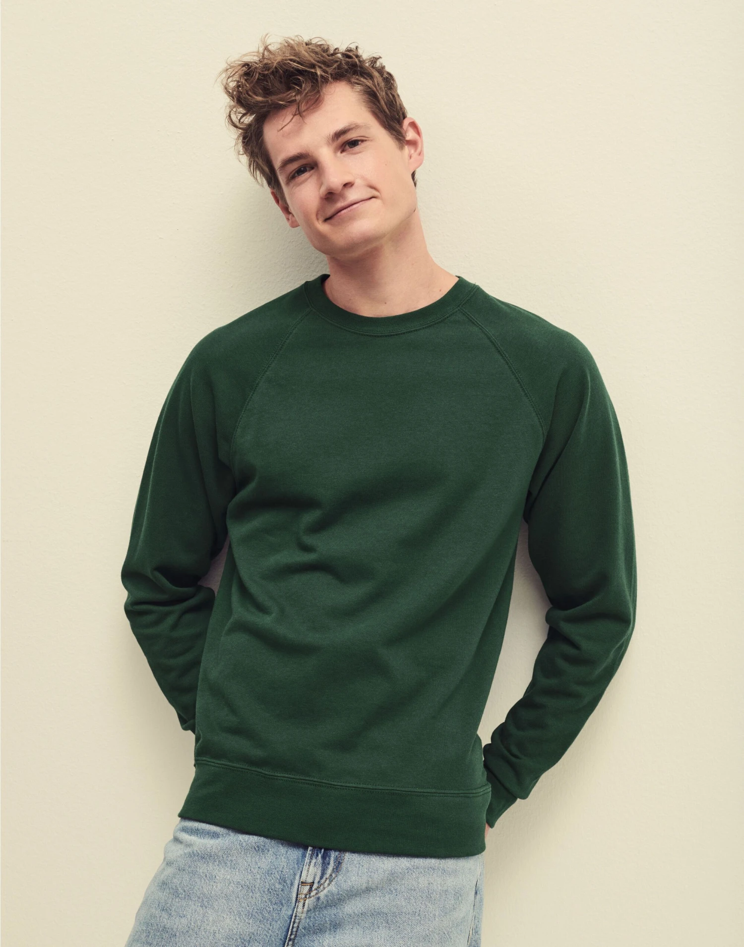 Fruit Of The Loom Mens Lightweight Raglan Sweat 6 Fruit Of The Loom Mens Lightweight Raglan Sweat - Image 4