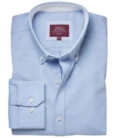 Brook Taverner Lawrence Long Shirt Stretch Oxford Shirt -XAMAX 71c6a44655f46ac1ec523e5b55538a09de43e62c4d809415d29666b9c1e1d8ea