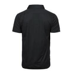 Tee Jays Mens Luxury Sport Polo -XAMAX 7200 black back 1