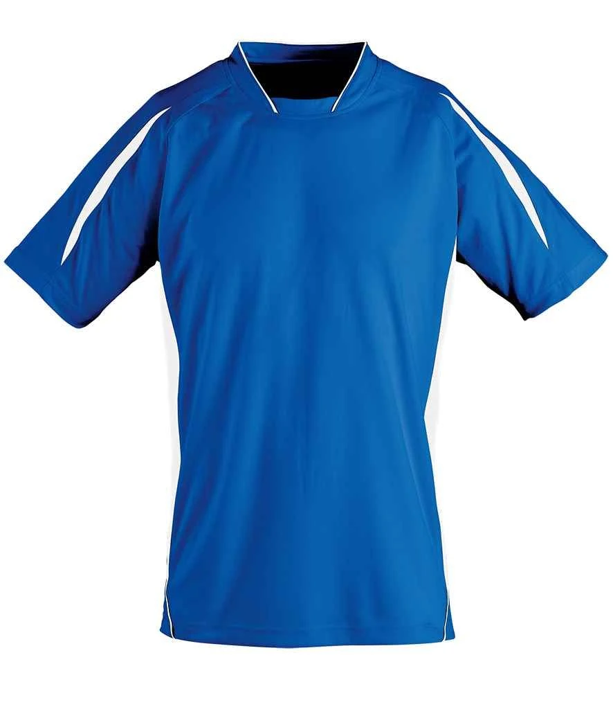 SOL'S Sols Maracana 2 Contrast T Shirt 10 SOL'S Sols Maracana 2 Contrast T Shirt - Image 8