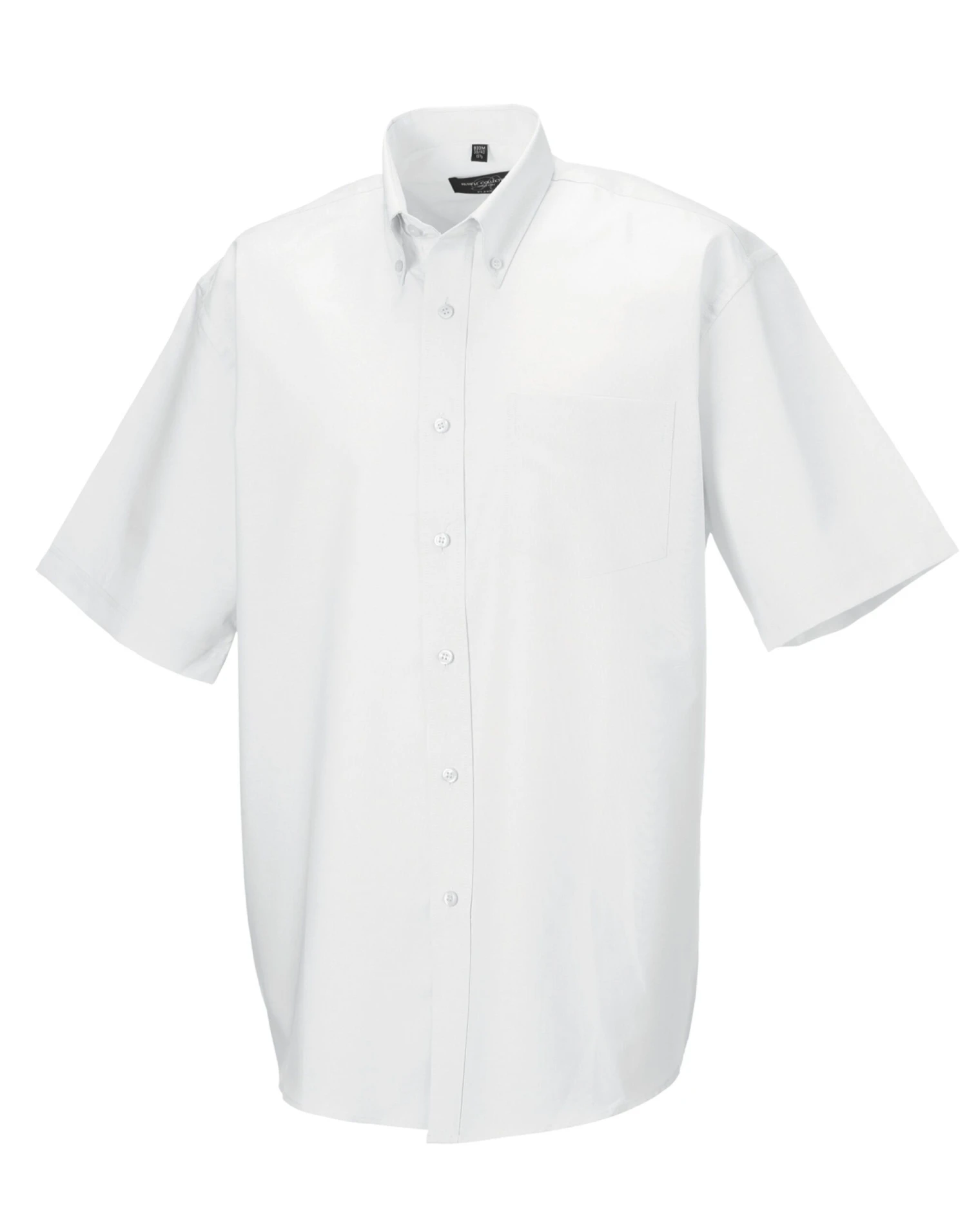 Russell Collection Mens Short Sleeve Classic Oxford Shirt 9 Russell Collection Mens Short Sleeve Classic Oxford Shirt - Image 7
