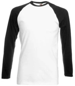 Fruit Of The Loom Mens Valueweight Long Sleeve Baseball T-Shirt 11 Fruit Of The Loom Mens Valueweight Long Sleeve Baseball T-Shirt -XAMAX 733996f5f6cf76439943a9cbf5a6aa40e0d6e6b0aebf2b5ce74fb59abba33371