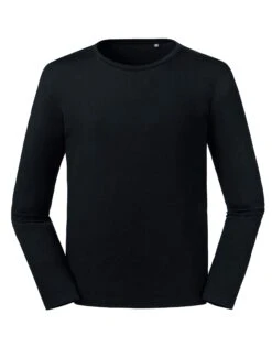 Russell Pure Organic Mens Long Sleeve T