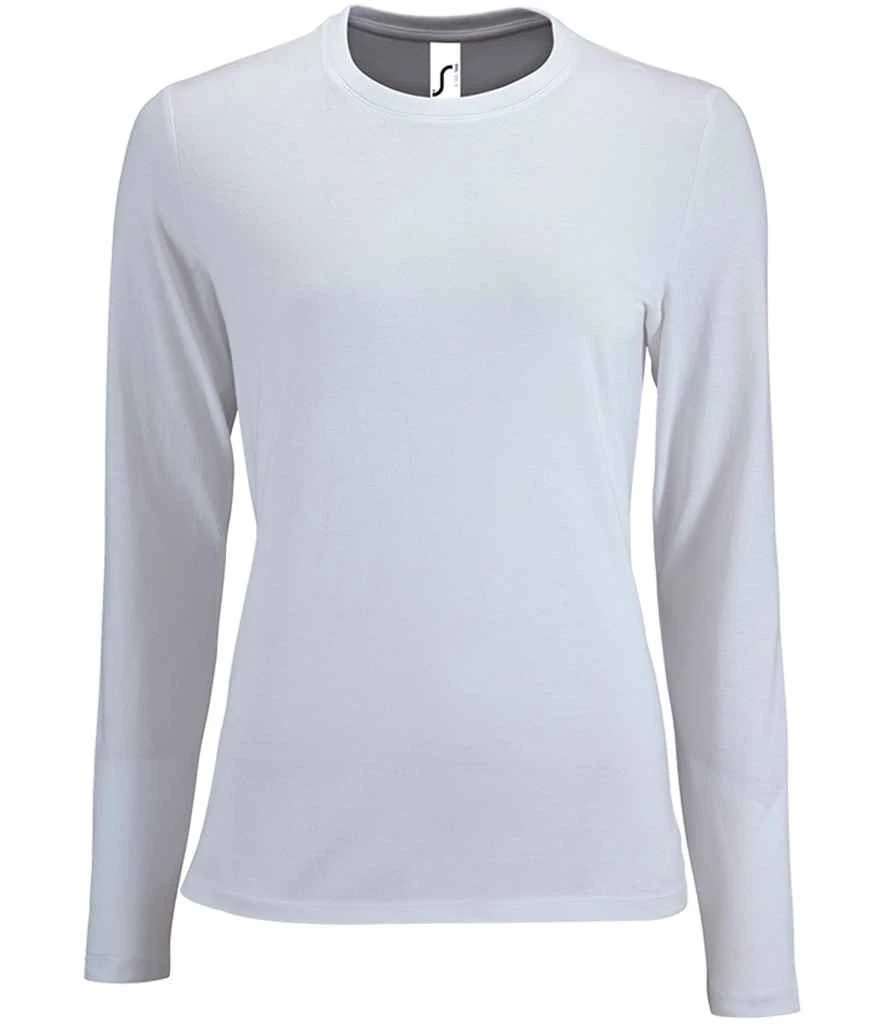 SOL'S Sols Ladies Imperial Long Sleeve T Shirt 10 SOL'S Sols Ladies Imperial Long Sleeve T Shirt - Image 8