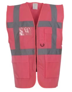 Yoko Hi-Vis Executive Waistcoat -XAMAX 76befa8b52dbbfed03da5f9db3d9a7f660a0a7a155a62b6ba59c82cb5c67daf3