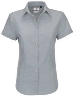 B&C Womens Oxford Short Sleeve Shirt -XAMAX 77e9ea5fdc76dc591fc0b152f2b2f901b3c50f52e191cd72629a47c8942098b0