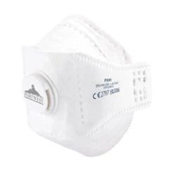 Portwest EAGLE FFP3 Valved Dolomite Fold Flat Respirator (Pk10)