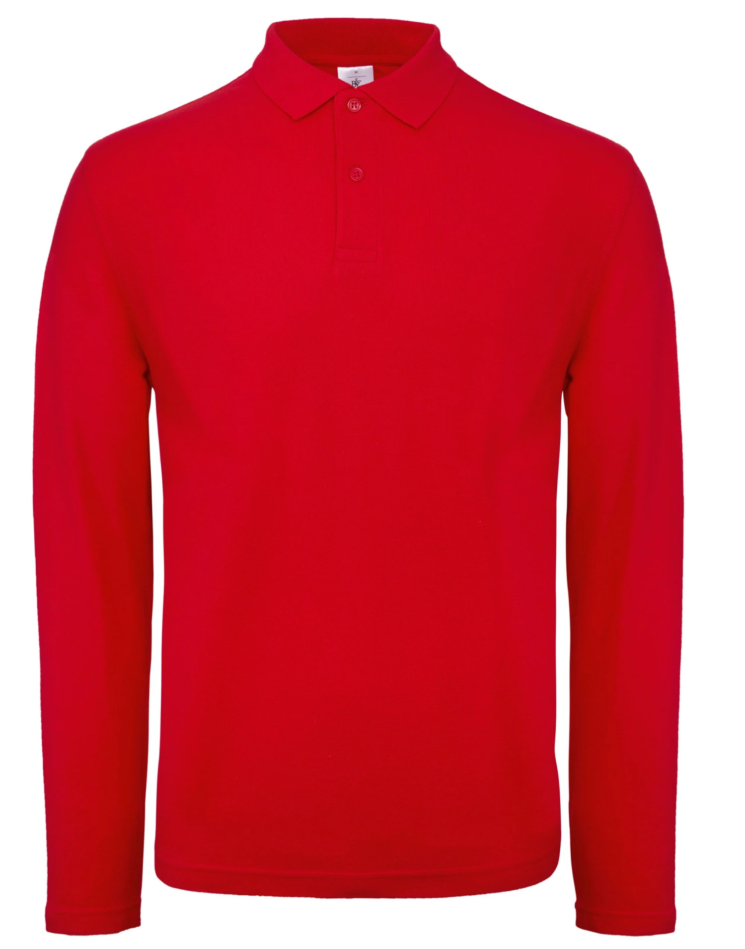 B&C ID.001 Mens Long Sleeve Polo 8 B&C ID.001 Mens Long Sleeve Polo - Image 6