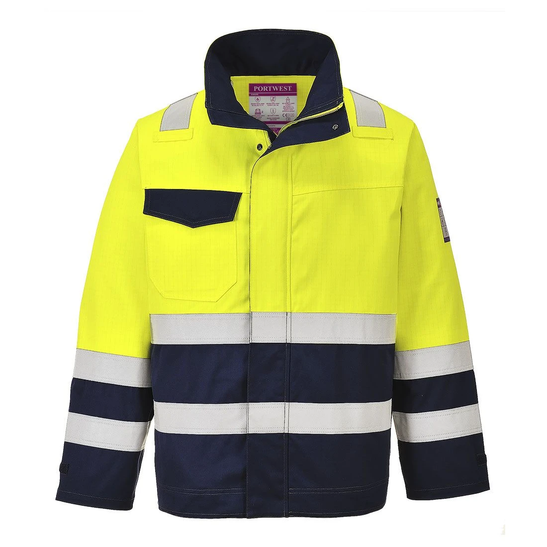 Portwest Hi-Vis Modaflame Jacket 3 Portwest Hi-Vis Modaflame Jacket