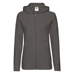 Fruit Of The Loom Ladies' Lightweight Hooded Sweat Jacket -XAMAX 7c95129609c6f5f95c8a875b663fa1a55030cdb4a683a13d79d719750454e6e2