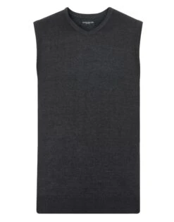 Russell Collection V-Neck Sleeveless Knitted Pullover