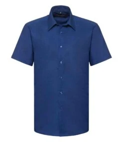 Russell Collection Mens Short Sleeve Tailored Oxford Shirt -XAMAX 7ed2700aa43168e85fff440c693e9b03acd822f1afae15b3053b12fd88de1651