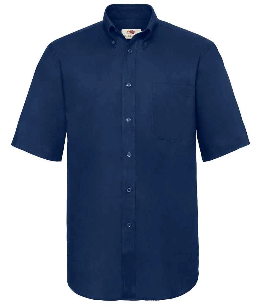 Fruit Of The Loom Mens Short Sleeve Oxford Shirt 9 Fruit Of The Loom Mens Short Sleeve Oxford Shirt - Image 7