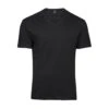 Tee Jays Mens Fashion V-Neck Sof-Tee 1 Tee Jays Mens Fashion V-Neck Sof-Tee -XAMAX 8006 black front