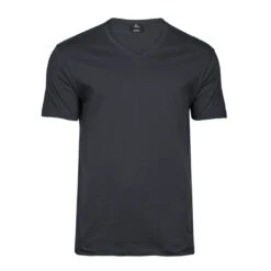 Tee Jays Mens Fashion V-Neck Sof-Tee -XAMAX 8006 dark grey front