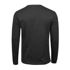 Tee Jays Mens Long Sleeve Fashion Sof-Tee -XAMAX 8007 black back