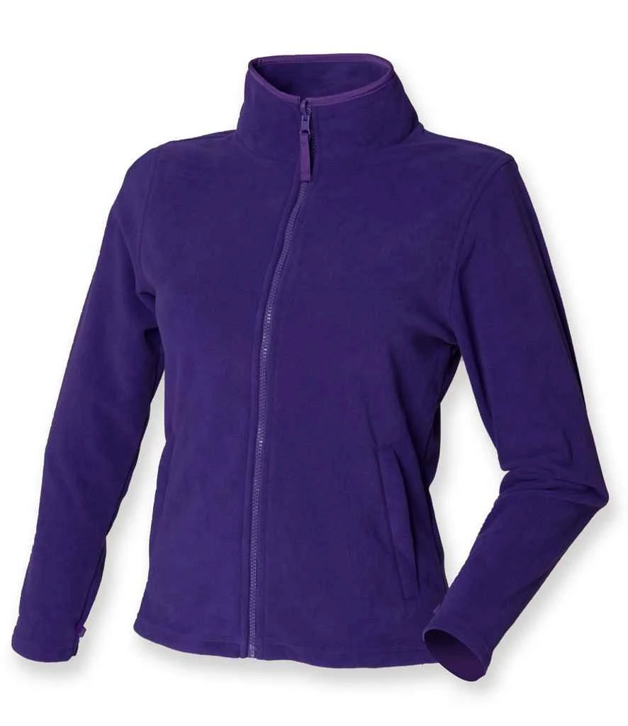 Henbury Ladies Micro Fleece Jacket 6 Henbury Ladies Micro Fleece Jacket - Image 4