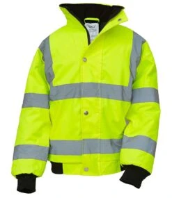 Yoko Kids Hi Vis Bomber Jacket