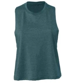 Bella+Canvas Bella Ladies Racer Back Cropped Tank Top -XAMAX 86051ecd4d494de74d3cc398da2b971f06ce7e70a90f0748001e1f4aaf932ffe