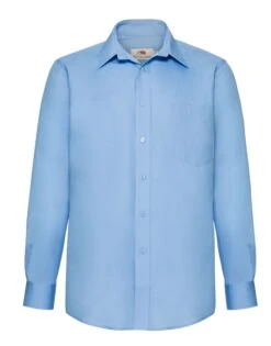 Fruit Of The Loom Mens Long Sleeve Poplin Shirt -XAMAX 861b433dd7ad36147a3b4c1fa194de1018466be5c248e53c1b20eed8038ad3e9