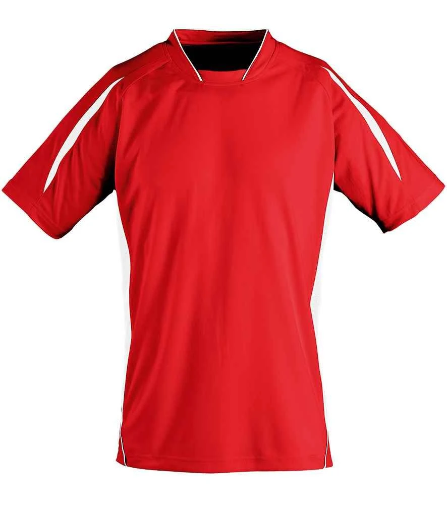 SOL'S Sols Maracana 2 Contrast T Shirt 7 SOL'S Sols Maracana 2 Contrast T Shirt - Image 5