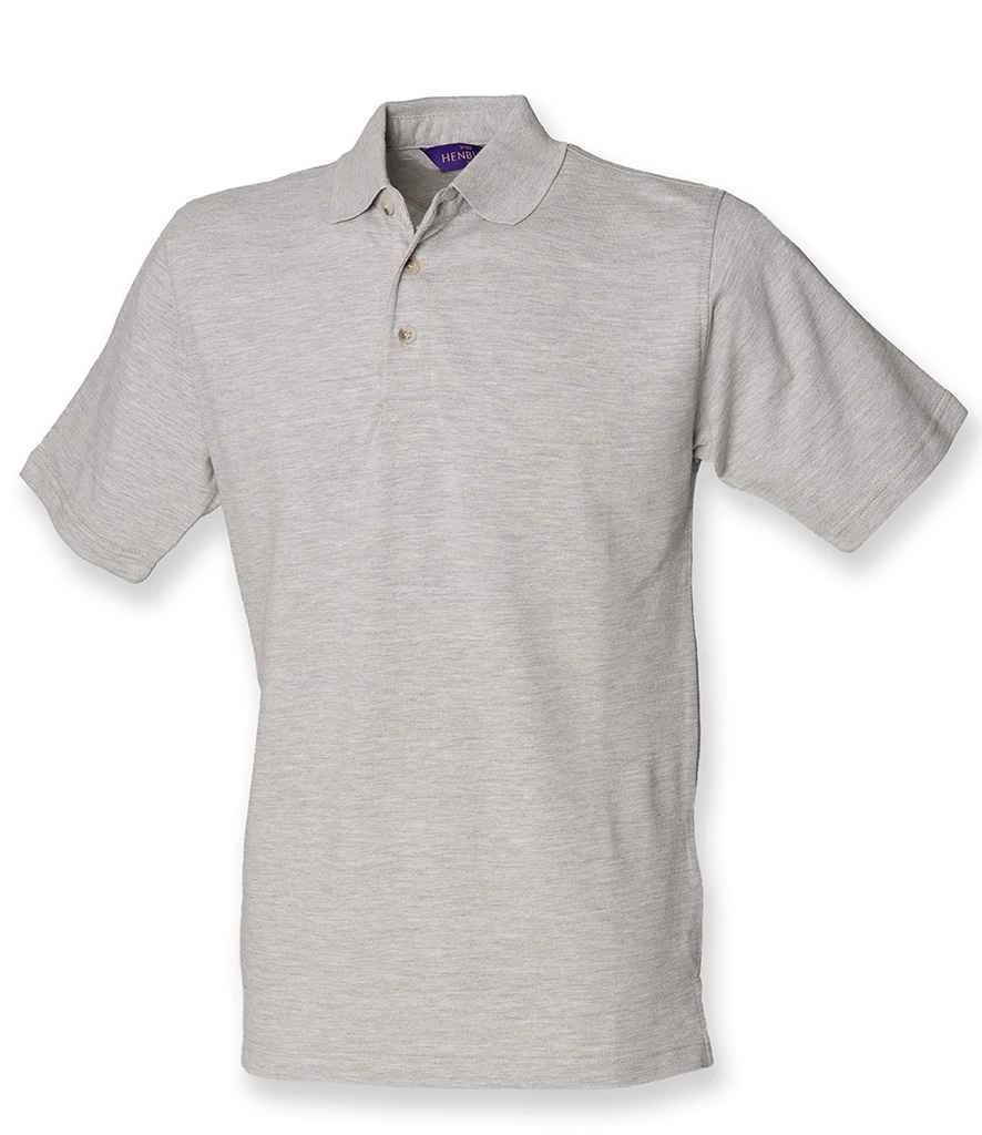 Henbury Classic Heavy Cotton Piqué Polo Shirt 4 Henbury Classic Heavy Cotton Piqué Polo Shirt - Image 2